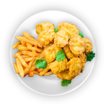 Chicken Nuggets With Fries 